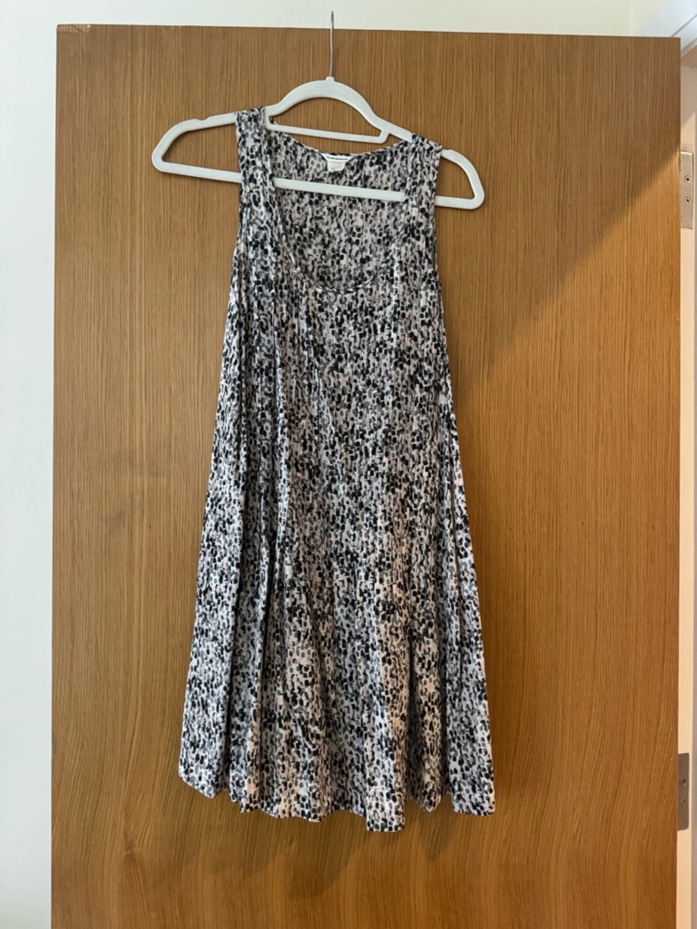 Club Monaco Black and White Mini Dress